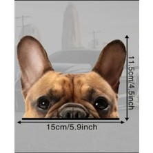 Fransız Bulldog Araba ,motorsiklet, Dizüstü Bilgisayar, Buzdolabı Sticker,etiket,pencere Etiketi