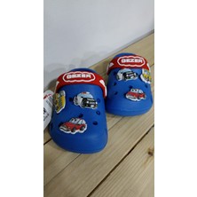 Yeni Sezon Rahat Taban Araba Figürlü Cross Erkek Çocuk Terlik