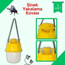 Vet 3 Adet Karasinek Tuzağı Kova Kara Sinek Öldürücü Ahır Bahçe Çiftlik Restorant Alan Kulanımına Uygun