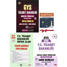 Data Editör 2025 Gys Ticaret Bakanlığı Ortak Konular Görevde Yükselme Sınavına Hazırlık Seti