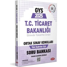 Data Editör 2025 Gys Ticaret Bakanlığı Ortak Konular Görevde Yükselme Sınavına Hazırlık Seti