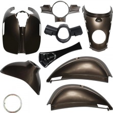 KUBA BLUEBERRY KAPORTA SETİ KAHVERENGİ BOYALI AKSAM