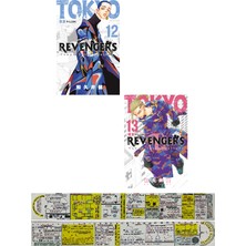 Tokyo Revengers 12-13. Ciltler Manga Seti + Mat. Öğreten Cetvel