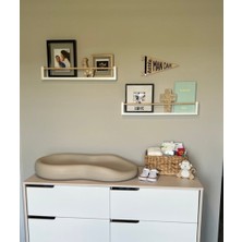 2 Adet Mdf Montessorie Çocuk Odası Eğitici Kitaplık Raf, Baharat Rafı, Banyo Organizer, Mutfak Organizer