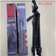 NP-3180S 129 cm Tripod Bluetooth Kumandalı Profesyonel Telefon Kamera Tutuculu Tripod