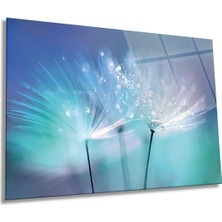 Karahindiba Yatay Cam Tablo, Ev ve Ofis Duvar Dekoru, Lüks Hediyelik