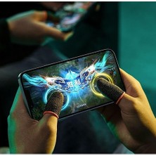 Pubg ve Diğer Oyunlar Için Hızlı Tetik Oyun Parmak Eldiveni Sıyah 2 Çıft 4 Adet Eldiven