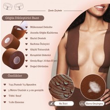 Göğüs Bandı  Meme Dikleştirir Sabitleştirir Uç Kapatır, Şekillendirir Bant Boobtape Dekoltem 5 Metre
