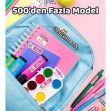 Sb Store Mickey Mouse Okul Kreş Etiketi Kalem Defter Özel Isim Yazılabilen Etiket Seti Model 11 - 224 Adet