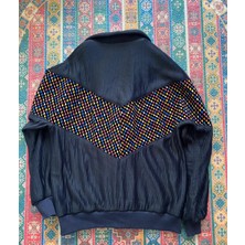 Martino Life Vintage Oversize Retro Etnik Desenli Kürklü Ceket Blüd4
