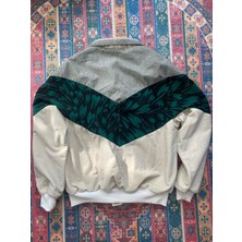 Martino Life Vintage Oversize Retro Etnik Desenli Kürklü Ceket Gksb4