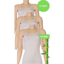 Yıldız Kadın 3 Lü Organik Bambu Ip Askılı Atlet