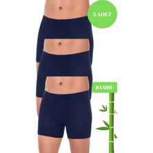Yıldız Erkek 3 Lü Organik Bambu Pamuklu Kemer Boxer