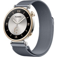 Huawei Watch Gt4 41MM Uyumlu Manyetik Milanese Loop Metal Kordon