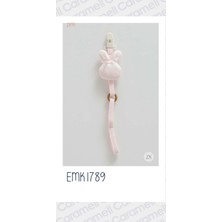 My Baby Kumsal Tavşanlı Emzik Askısı 1789 pembe 
