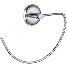 Buffer® Paslanmaz Metal Dekoratif Havluluk Havlu Tutacağı Gümüş Renk