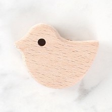 Mbb E-Ticaret  Crafts Kuş Figürlü Ahşap Boncuk