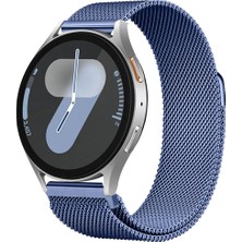 Samsung Galaxy Watch 4 5 6 7 Seri 40 42 43 44 46 47MM Uyumlu Manyetik Milanese Loop Metal Kordon