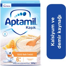 Aptamil   Kaşık Sütlü Ballı Irmikli Kaşık Maması 250 gr