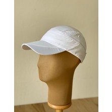 Aida Jewelss Üstü Açılır Fermuarlı ( Arka Kısmı Ayarlanbilir )Sporcu Koşu Tenis Şapkası Vizör Şapka