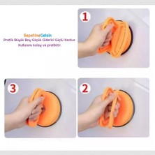 Sepetinegelsin Pratik Büyük Boy Göçük Giderici Güçlü Vantuz Siyah