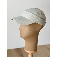 Aida Jewelss Üstü Açılır Fermuarlı ( Arka Kısmı Ayarlanbilir )Sporcu Koşu Tenis Şapkası Vizör Şapka