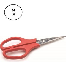 Mas 703 Sivri Uçlu Eczane Makası Küpür Makası 24'lü