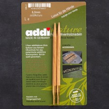 Addi Nature Olive Wood Click 6mm 13CM Misinalı Şiş