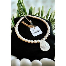 Gerçek Kültür Inci & Taşlı Kadın Kolye (925 Ayar Gümüşlü)