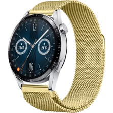 Huawei Watch Gt3 46MM Gt3 Pro 46MM Gt2 46MM Gt2 Pro 46MM Uyumlu Manyetik Milanese Loop Metal Kordon