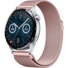 Huawei Watch Gt3 46MM Gt3 Pro 46MM Gt2 46MM Gt2 Pro 46MM Uyumlu Manyetik Milanese Loop Metal Kordon