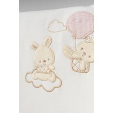 Bebitof My Baby Kumsal % 100 Coton 10 Lu Hastane Çıkışı Yeni Sevimli Balonlu Tavşan Desenli 10110