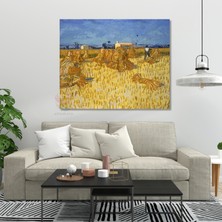 Kanvas Tablo Van Gogh Tablosu Hasat Tablosu Ev Ofis Dekoru Klasik Duvar Tablosu