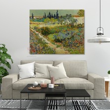Kanvas Tablo Van Gogh Tablosu Ev Ofis Dekoru Bahçe Manzarası Klasik Duvar Tablosu