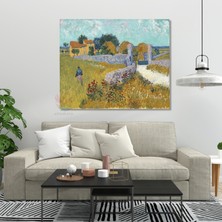 Kanvas Tablo Van Gogh Tablosu Ev Ofis Dekoru Çiftlik Evi Klasik Duvar Tablosu
