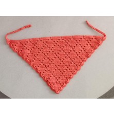 Almira Bebe Çocuk Bandana Örgü pembe