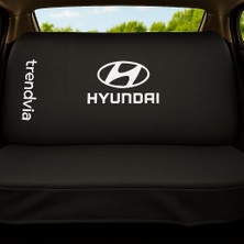 Siyah Renk Hyundai Uyumlu Araç Koltuk Kılıfı – Ön ve Arka Penye Oto Servis Kılıfı