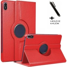 Xiaomi Redmi Pad 2 11 Inç 2025 Uyumlu Tablet Kılıf 360 Derece Koruma Standlı Kapaklı Dönen Pu Deri Kapak
