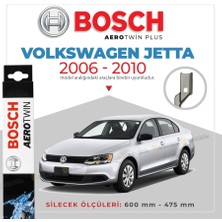 Bosch Aerotwin Muz Silecek Takımı Volkswagen Jetta 2006-2010 ile Uyumlu
