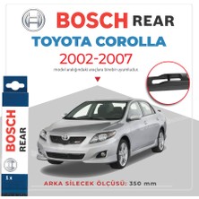 Bosch Rear Arka Silecek Toyota Corolla Hb 2002-2007 ile Uyumlu