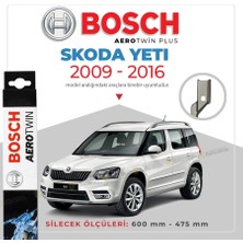 Bosch Aerotwin Muz Silecek Takımı Skoda Yeti 2009-2016 ile Uyumlu
