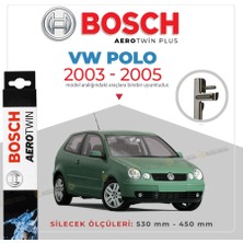Bosch Aerotwin Muz Silecek Takımı Volkswagen Polo 2003-2005 ile Uyumlu
