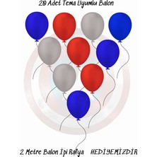 Temalı Tema Uyumlu Doğum Günü Balonu 20 Adet