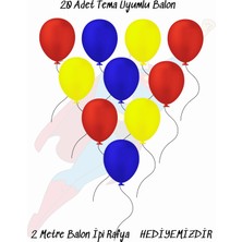 Temalı Tema Uyumlu Doğum Günü Balonu 20 Adet