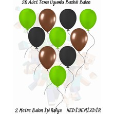 Temalı Tema Uyumlu Doğum Günü Balonu 20 Adet