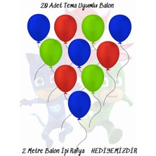 Temalı Tema Uyumlu Doğum Günü Balonu 20 Adet