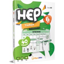 Hiper Zeka Yayınları Hiper Zeka Hep 6 Türkçe 40  Deneme