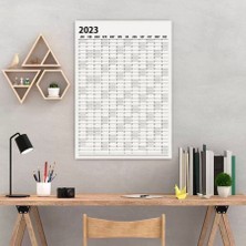 2026 Yıllık Planlayıcı Duvar Takvim Siyah Yearly Wall Planner