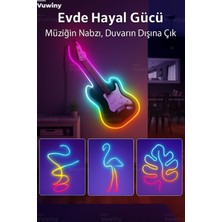 Sese Duyarlı Mobil Uygulamalı USB Neon Rgb-Ic Esnek Akıllı LED Şerit (5 Metre)