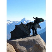Dişsiz - Toothless - Ejderhanı Nasıl Eğitirsin Hareketli Figürü - 20cm